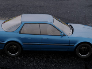 acura integra sedan 1990 Modello 3D