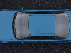 acura integra sedan 1990 Modello 3D