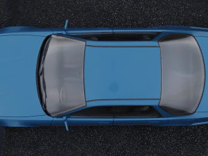 acura integra sedan 1990 3D Model