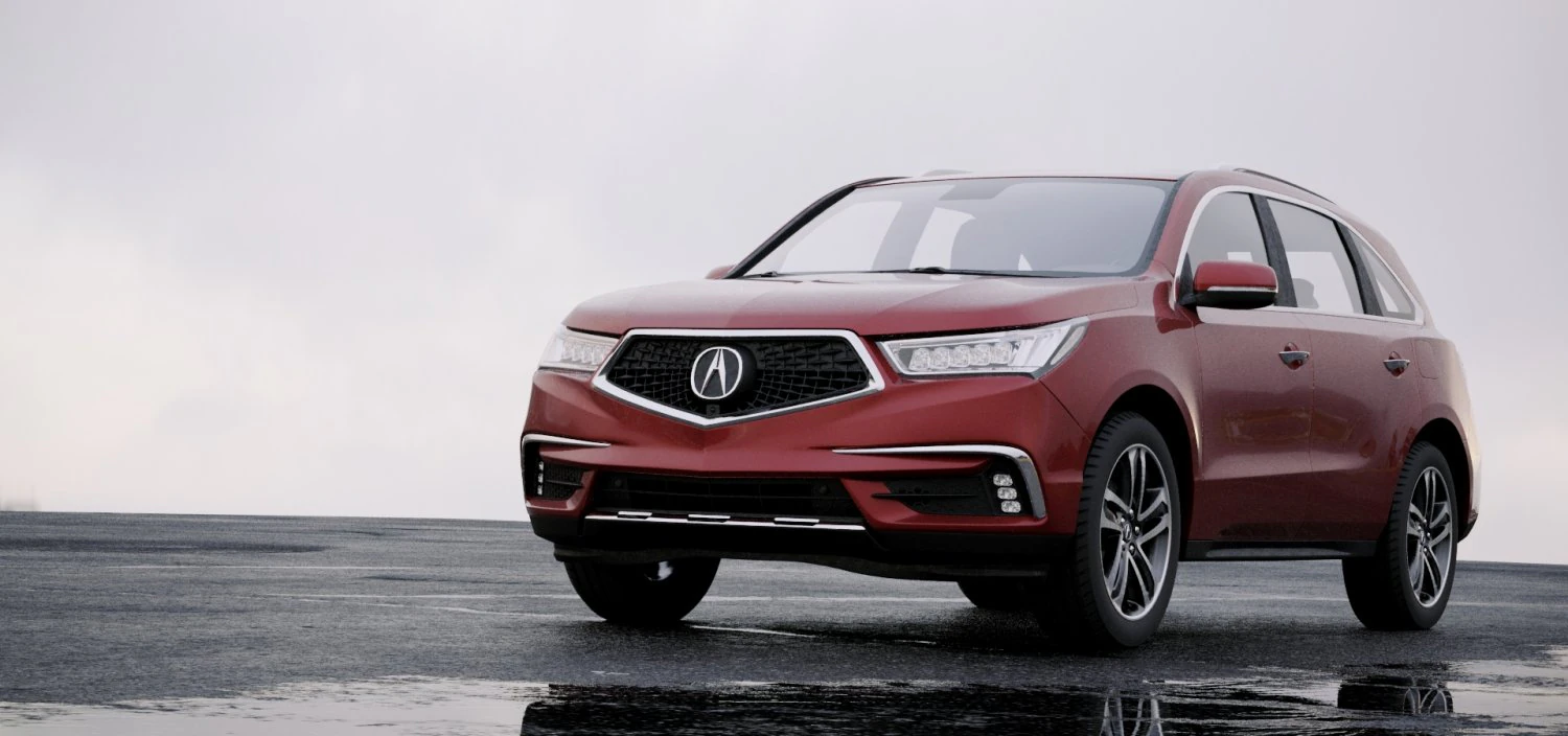 acura mdx sport 2017 3D Model .c4d .max .obj .3ds .fbx .stl .blend 