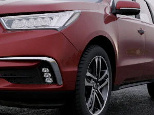 acura mdx sport 2017 3D Model