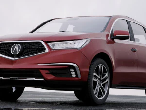 acura mdx sport 2017 3D Model