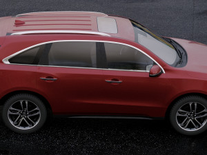 acura mdx sport 2017 Modello 3D
