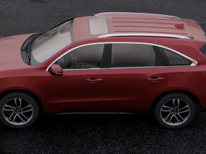 acura mdx sport 2017 3D Model
