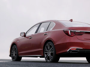 acura rlx esporte h&iacute;brido 2017 Modelo 3D