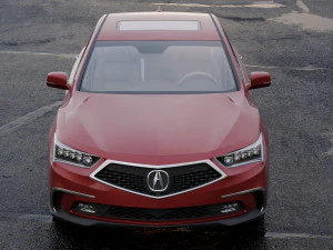 acura rlx esporte h&iacute;brido 2017 Modelo 3D