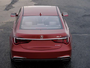 acura rlx esporte h&iacute;brido 2017 Modelo 3D