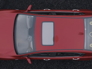 acura rlx sport hybrid 2017 3D 模型
