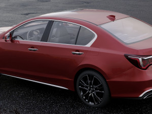 acura rlx sport hybrid 2017 3D 模型