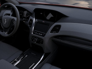 acura rlx sport hybrid 2017 3D 模型