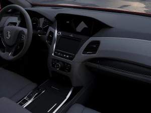 acura rlx esporte h&iacute;brido 2017 Modelo 3D