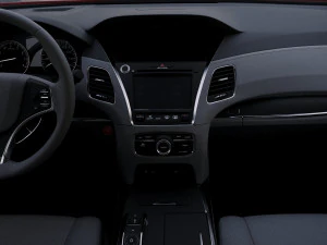 acura rlx esporte h&iacute;brido 2017 Modelo 3D