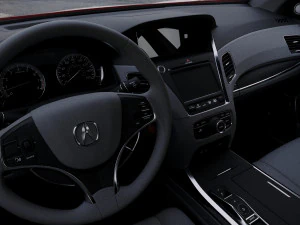acura rlx esporte h&iacute;brido 2017 Modelo 3D