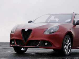 अल्फ़ा रोमियो गिउलिट्टा 2016 3D मॉडल