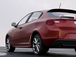 alfa romeo giulietta 2016 3D Модель