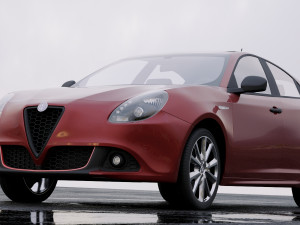alfa romeo giulietta 2016 3D Модель