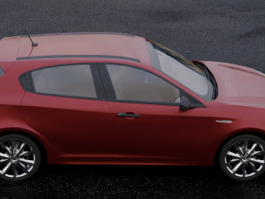 alfa romeo giulietta 2016 3D Модель