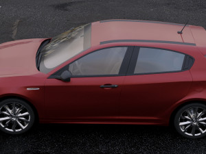 alfa romeo giulietta 2016 3D Модель