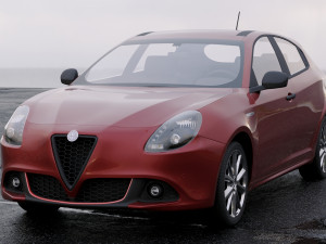 alfa romeo giulietta 2016 3D Модель
