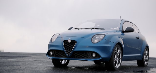 alfa romeo mito veloce 2016 3D Model .c4d .max .obj .3ds .fbx .stl .blend