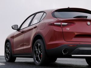 alfa romeo stelvio q4 2017 3D मॉडल