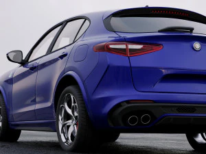 alfa romeo stelvio quadrifoglio 2018 3D Model
