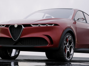 alfa romeo tonale 2019 3D Model