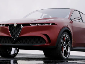 alfa romeo tonale 2019 3D Model