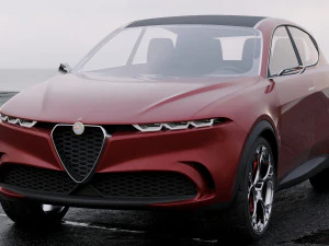 alfa romeo tonale 2019 3D Model
