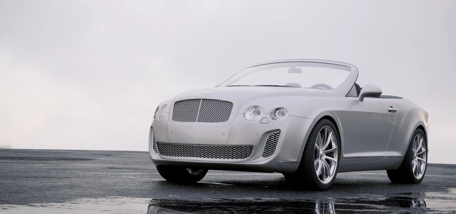 bentley continental supersport convertible 2010 3D Model .c4d .max .obj .3ds .fbx .stl .blend 