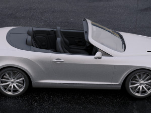 bentley continental supersport convertible 2010 Modello 3D