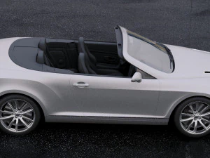 bentley continental supersport convertible 2010 3D Model