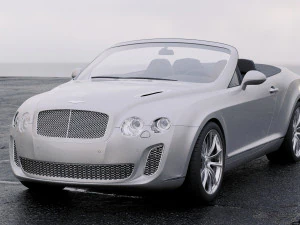 bentley continental supersport convertible 2010 3D Model