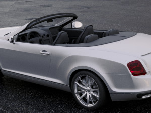 bentley continental supersport convertible 2010 Modello 3D
