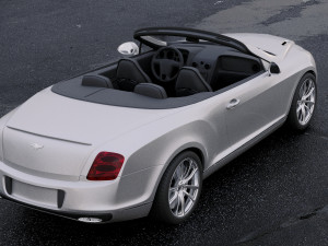 bentley continental supersport convertible 2010 Modello 3D