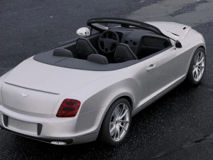 bentley continental supersport convertible 2010 3D Model