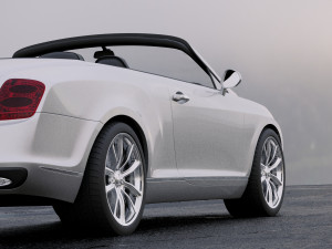 bentley continental supersport convertible 2010 Modello 3D