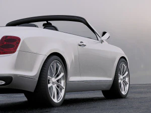 bentley continental supersport convertible 2010 3D Model