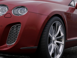 bentley continental supersport coupe 2010 3D मॉडल