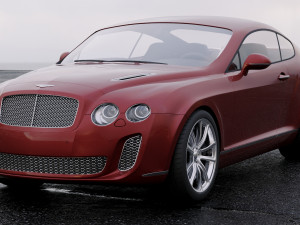 bentley continental supersport coupe 2010 3D मॉडल