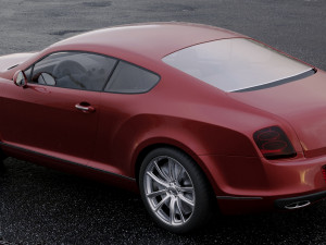 bentley continental supersport coupe 2010 3D मॉडल