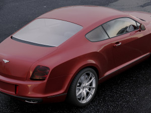 bentley continental supersport coupe 2010 3D मॉडल