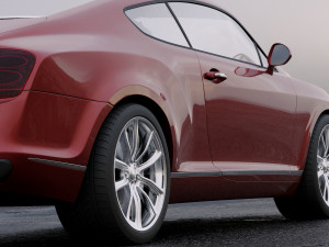 bentley continental supersport coupe 2010 3D मॉडल