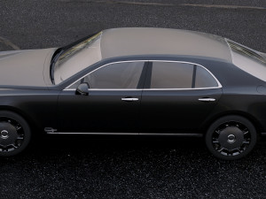 bentley mulsanne 2011 3D मॉडल