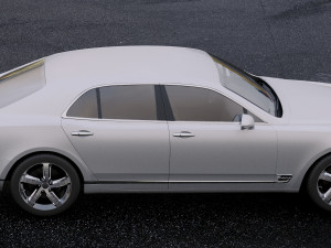 bentley mulsanne speed 2017 3D Модель