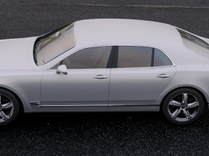bentley mulsanne speed 2017 3D Модель