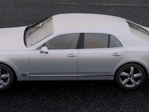 bentley mulsanne speed 2017 3D Model
