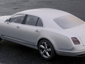 bentley mulsanne speed 2017 3D Модель