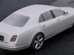 bentley mulsanne speed 2017 3D Модель