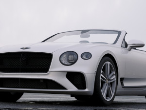 bentley continental gt convertible 2019 Model 3D